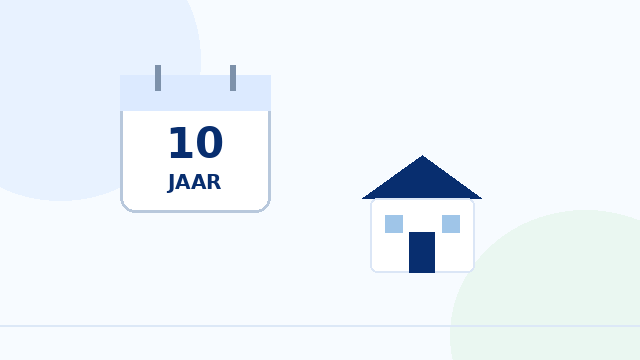 Illustratie bij Hypotheekrente 10 jaar vast